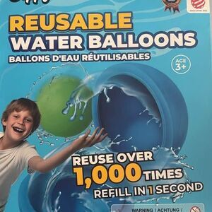 SOPPYCID Water Balloons 12PCS Reusable Self-Sealing Water Balloons